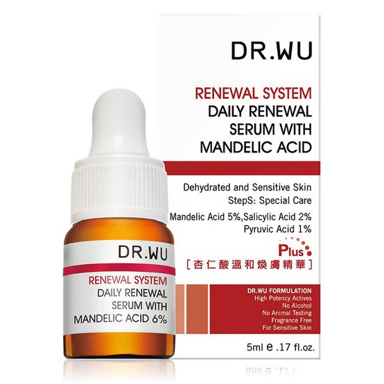Serum tái tạo da Dr.Wu Mandelic Acid 8%