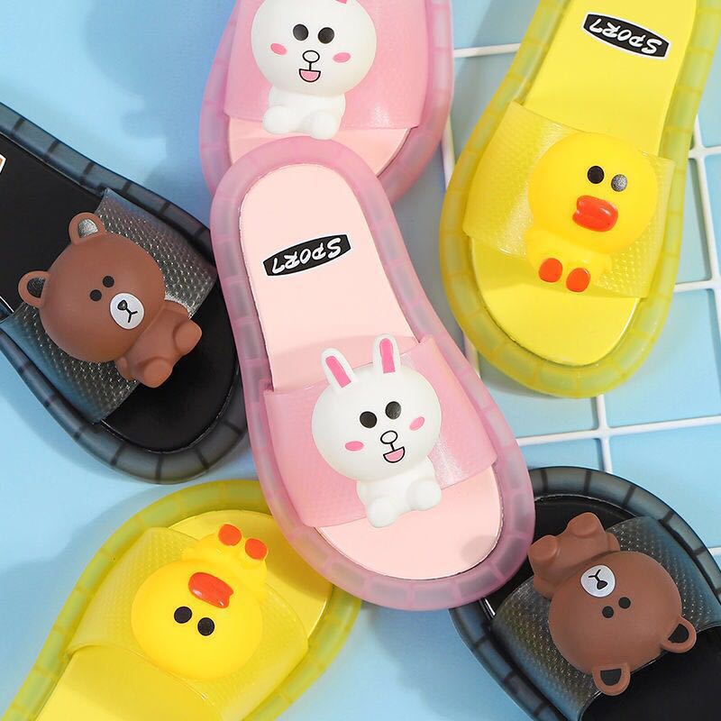 Dép đèn led phát sáng cho bé trai bé gái, dép nhựa cao cấp không mùi chống trơn trượt Tulastore