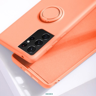 Ốp lưng Samsung Galaxy Note20 Ultra Note20+ Silicone Case With Ring Holder Samsung Note 20 Soft Case