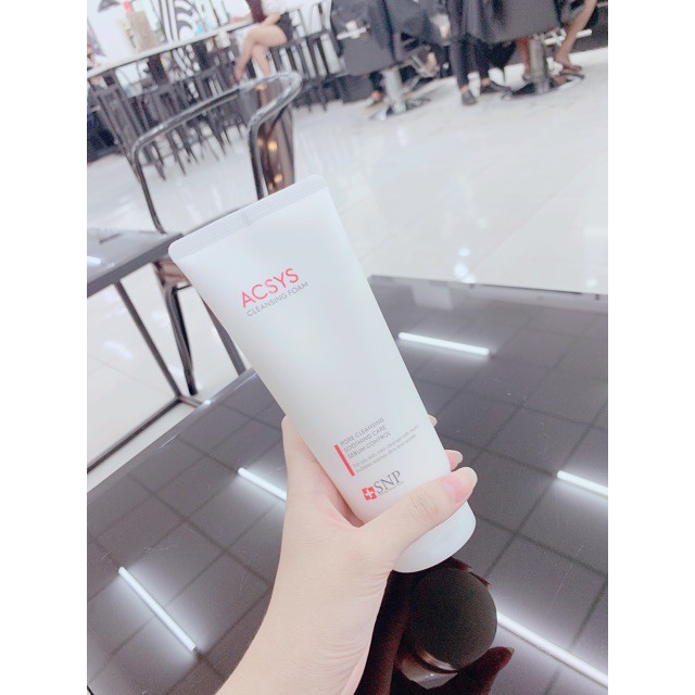 Sửa rửa mặt SNP Acsys dịu nhẹ cho da mụn và da nhạy cảm Cleansing Foam 180ml | BigBuy360 - bigbuy360.vn