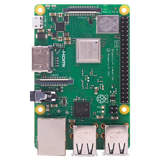 Combo Raspberry Pi 3 B+ (RPI pi 3 B+, Thẻ nhớ, Hộp, quạt, heatsink, nguồn chính hãng)