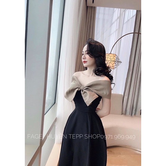 VÁY XOÈ TUYẾT MƯA XẺ TÀ TRỄ VAI CUP NGỰC NƠ