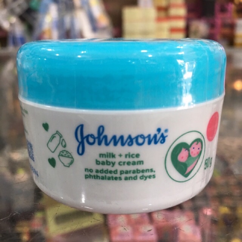 Kem Dưỡng Ẩm Chứa Sữa Và Gạo Johnson's Baby 50g