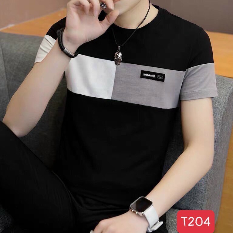 Áo Thun Nam, Áo Phông Nam, Dáng Ôm Body, Không Nhăn, Không xù Hit Hót Thời Trang Cao Cấp tp_shop_87 ms7001