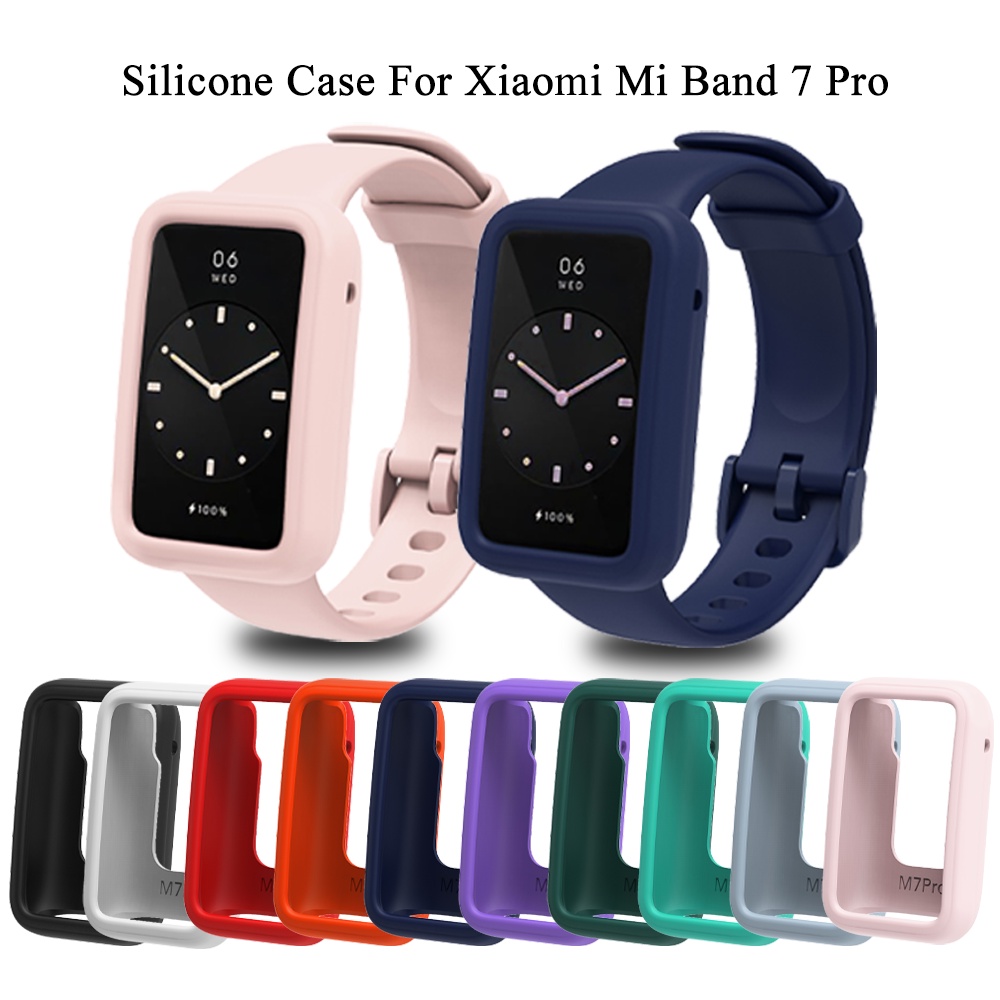 Ốp Điện Thoại Silicon Mềm Bảo Vệ Màn Hình Cho Xiaomi Mi band 7 Pro Mi band7 Pro Miband 7pro