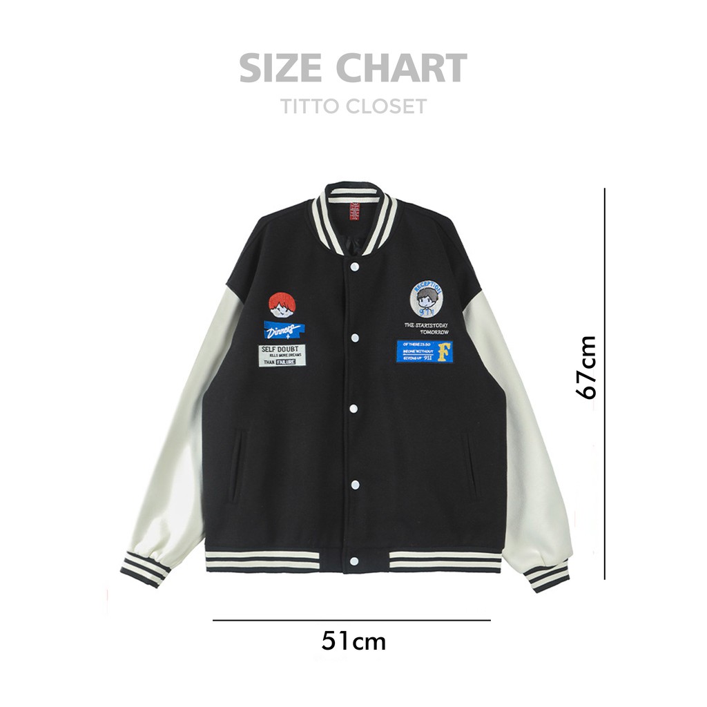 Áo Bomber Nỉ Thêu Hình 911 - Unisex - Titto Closet | BigBuy360 - bigbuy360.vn