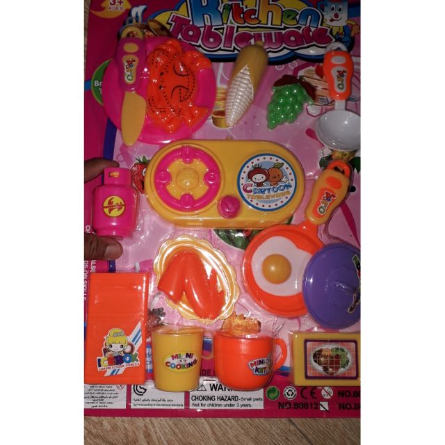 Set bộ đồ chơi nhà bếp bằng nhựa 80812