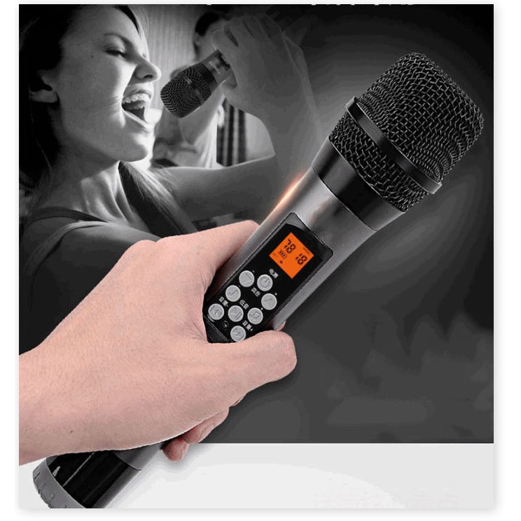 [Xả Kho] Combo Trọn Bộ 2 Micro Không Dây UHF Bộ Micro Bose BS-992 chuyên chống hú rít trong phòng Karaoke, Mic đa năng c