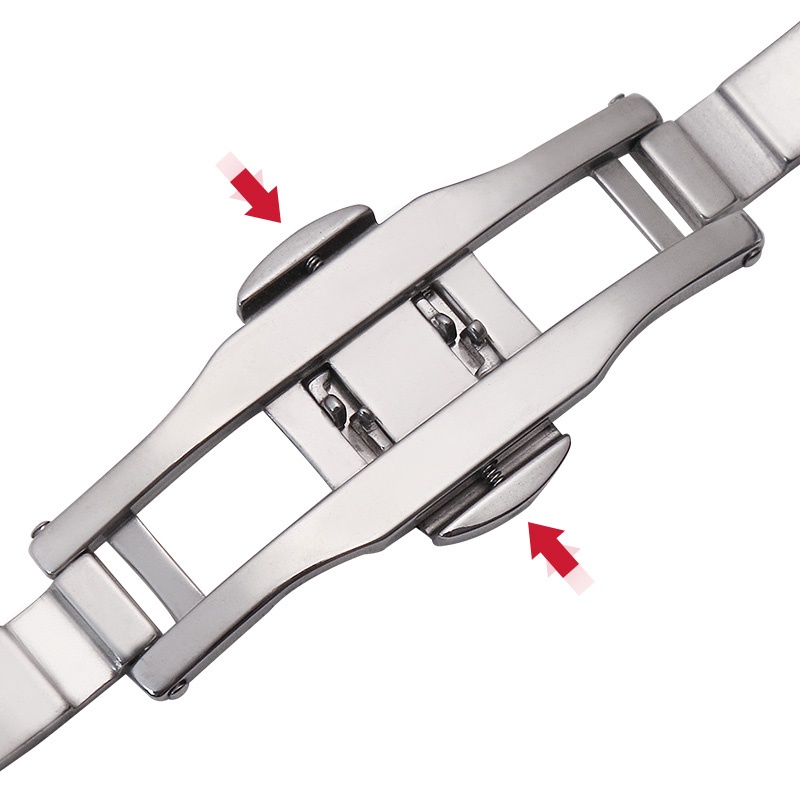 Dây Đeo Đồng Hồ Bằng Thép Không Gỉ 12/13/14/16/18/19/20/21/22/24 Mm