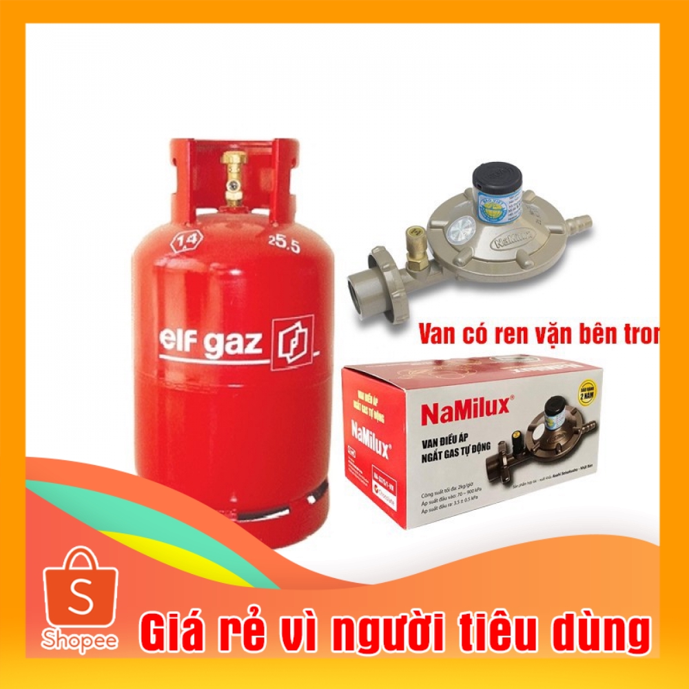 Van điều áp ngắt ga tự động Namilux Na-337s dùng bình gas đỏ