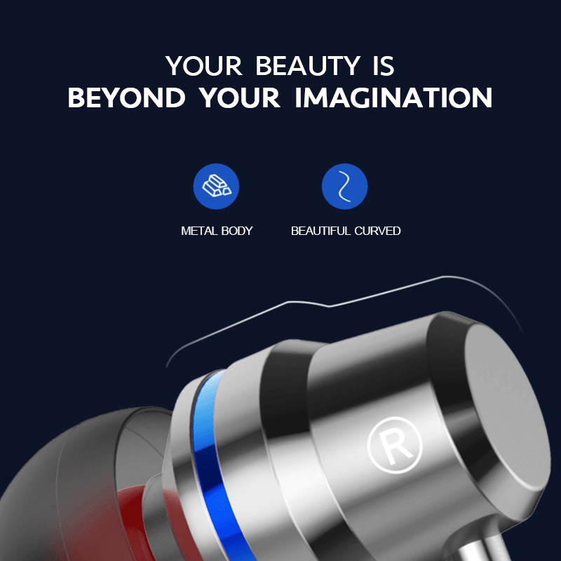 Tai nghe có dây VANSEN hiệu ứng âm thanh 9D siêu trầm giắc cắm 3.5mm thông dụng cho Android