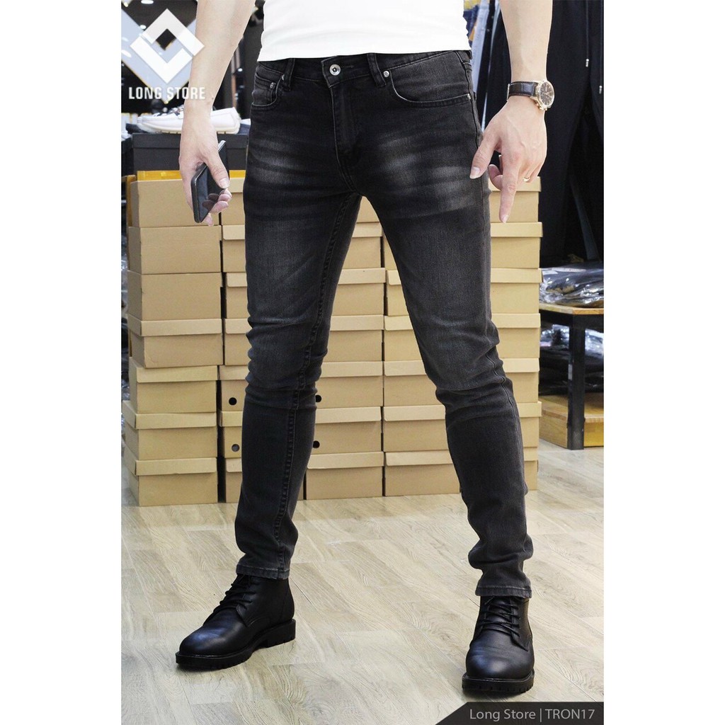 Quần Jean Nam Màu Đen 🔵 𝐅𝐑𝐄𝐄 𝐒𝐇𝐈𝐏 🔵 Quần Bò Nam Co Giãn Thời Trang Hpfashion - Qjnhp047 | BigBuy360 - bigbuy360.vn