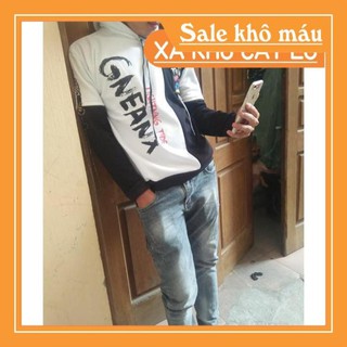 (Gía Hủy Diệt-có ảnh thật) áo khoác Hoodie Nỉ Cá Tính trắng đen