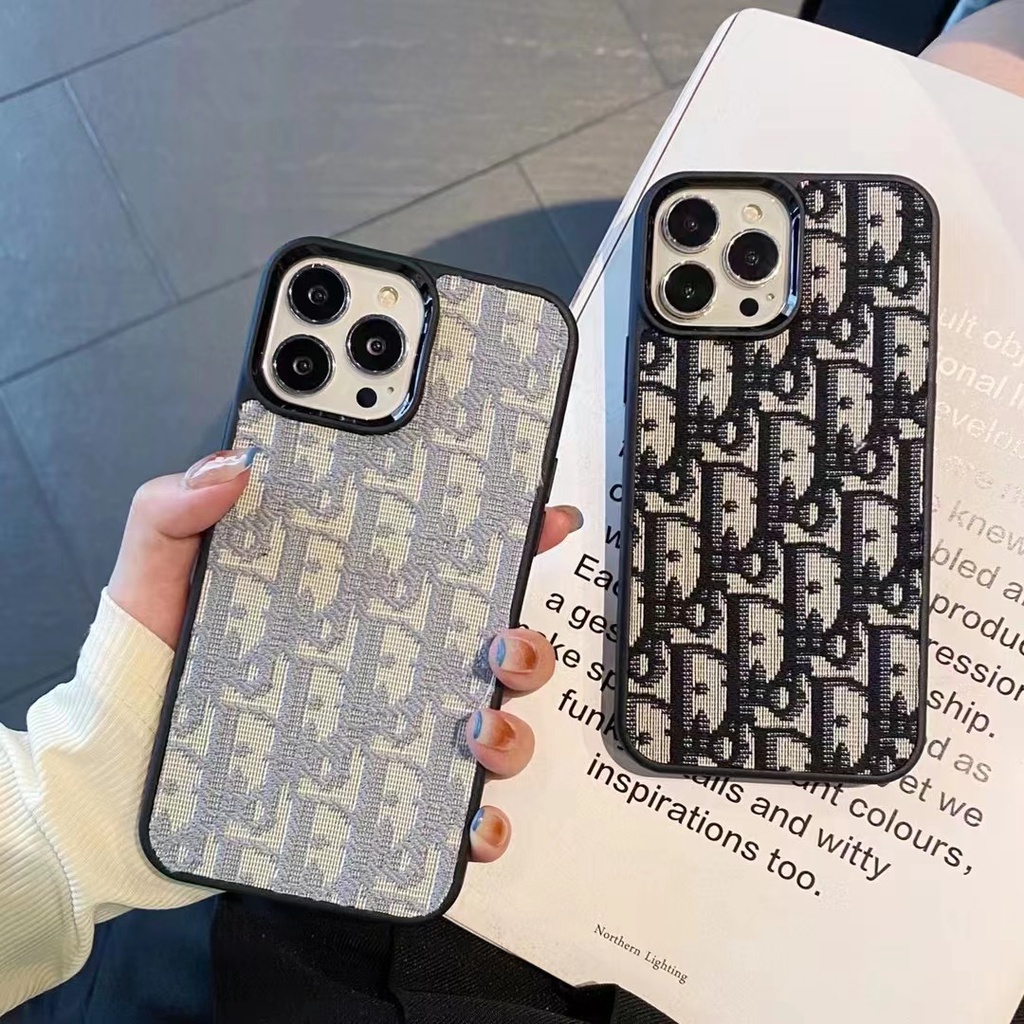 Ốp Điện Thoại Thêu Logo Sang Trọng Cho iphone 12mini 13mini 13 Pro Max i13 13pro 11 Pro Max i11 iX Xs XR Xs Max 7plus 8plus 12Pro 12 Pro Max