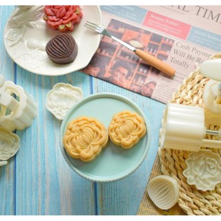 Khuôn Trung Thu Hoa Cúc Đại Đóa 50G