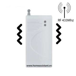 Cảm biếng báo động rung động vỡ kính phát sóng rf 433mhz vb01
