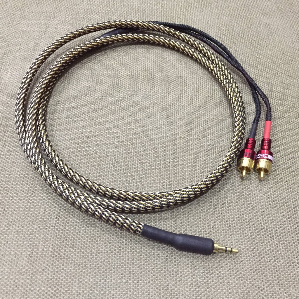 Dây 3.5 Ra 2 Đầu AUX HB Audio Loại Truyền Dẫn Tốt