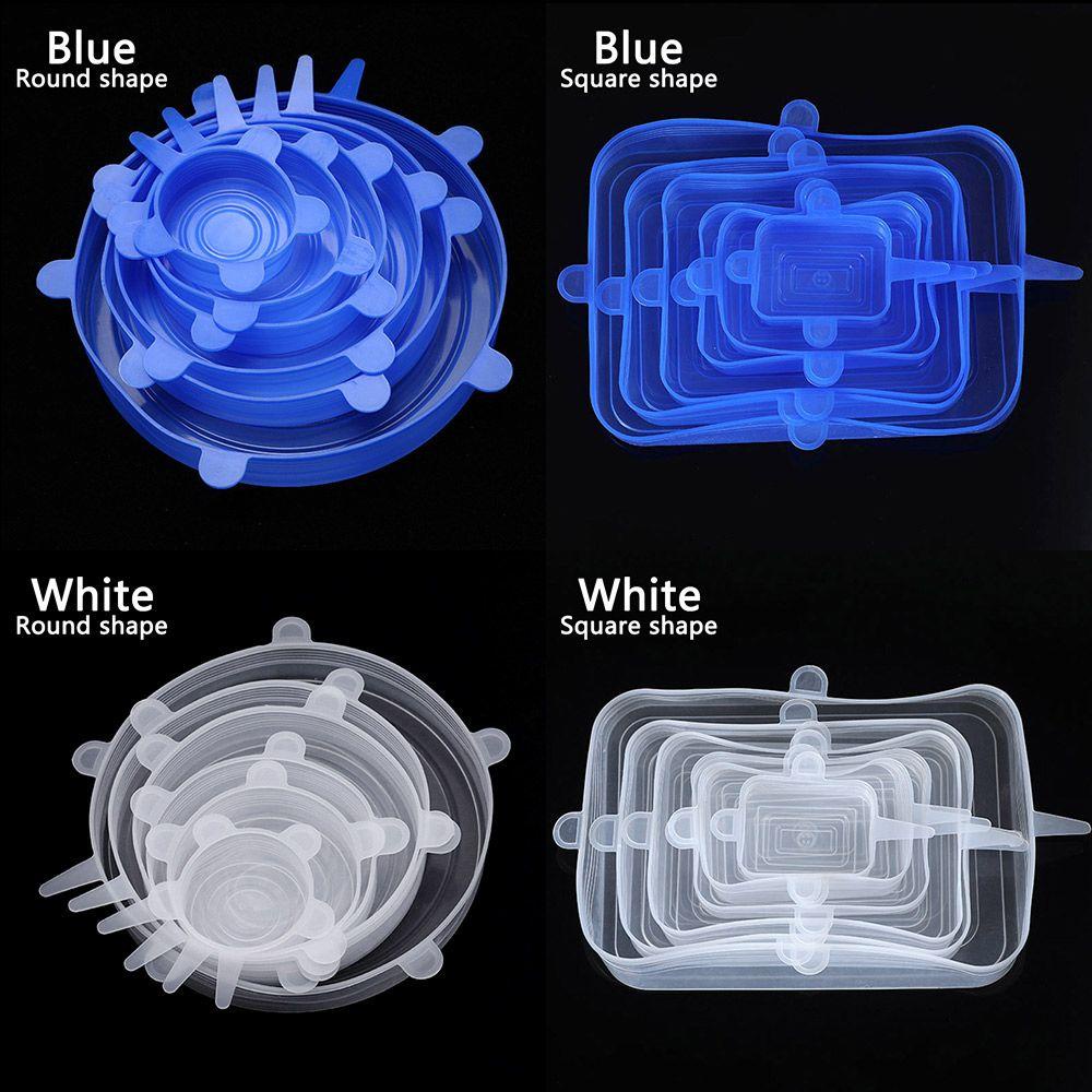 CONOPERY Bộ 6 Nắp Đậy Tô Chén Bảo Quản Thực Phẩm Tươi Mới