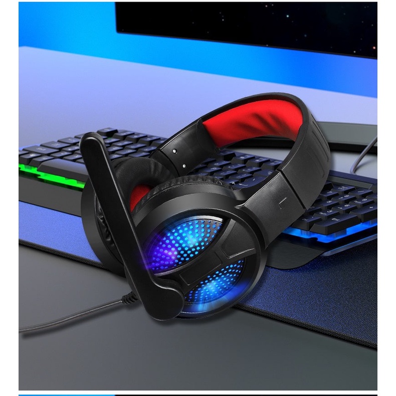 Tai nghe gaming A69 Đèn LED RGB có MIC dành cho game thủ