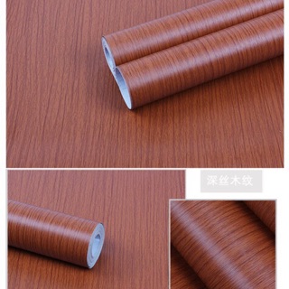 10 mét giấy dán tường sẵn keo giả vân gỗ