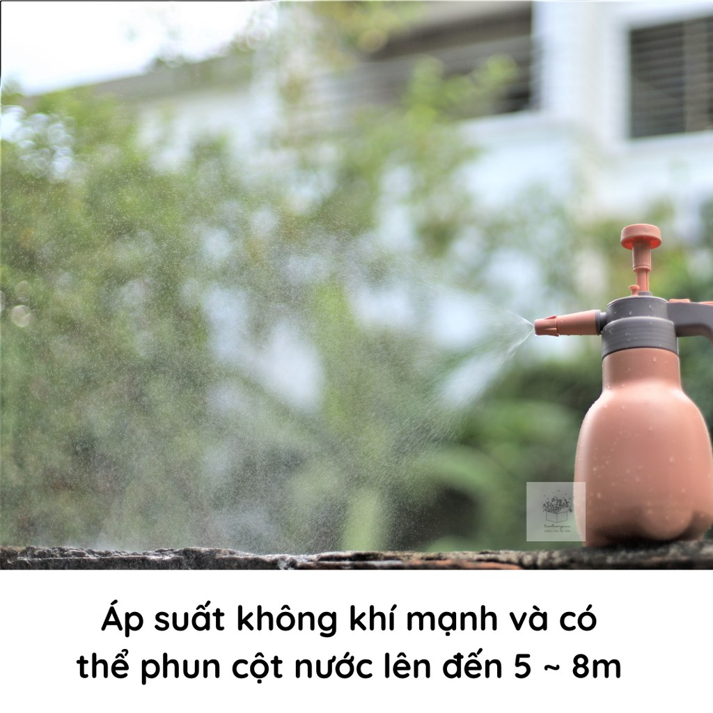 Bình tưới phun sương, bình tưới cây bằng nhựa, bình xịt - Dung tích lớn - Phun xa tới 5m cho cây cảnh, sen đá, xươngcảnh