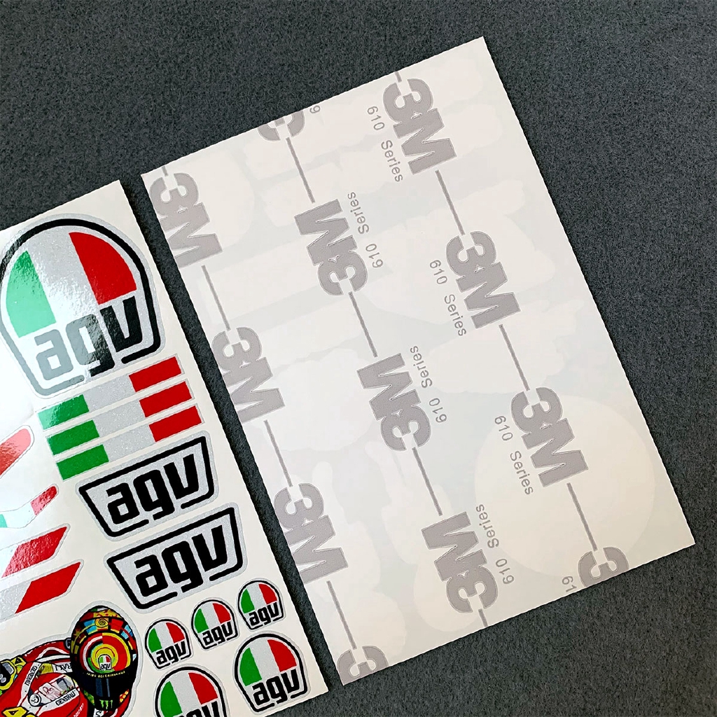 Miếng Dán Phản Quang Chữ The Doctor Vr46 Trang Trí Mũ Bảo Hiểm