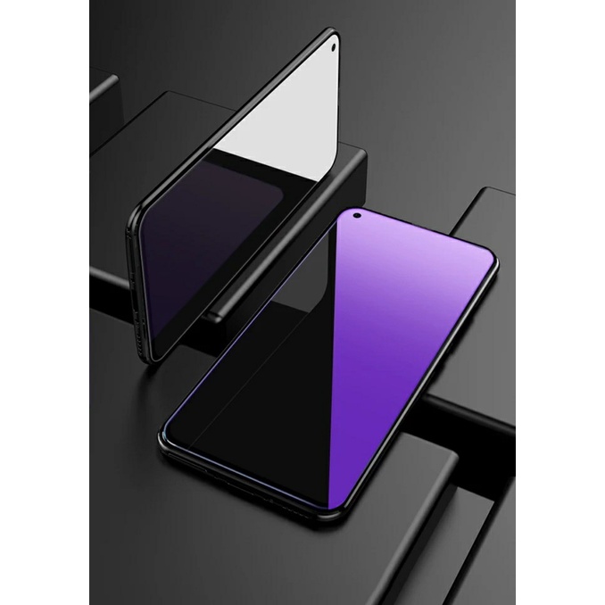 Cường lực Vsmart Joy4 tím chống tia UV hại mắt chất đẹp ( tặng keo chống hở mép )