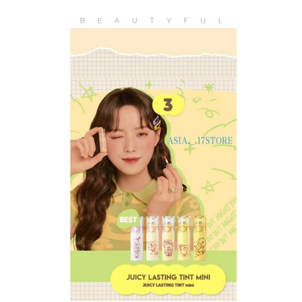 ='ㅅ'=SON TINT LÌ ROMAND×LINE FRIENDS JUICY LASTING TINT_MINISIZE 2G='ㅅ'= | BigBuy360 - bigbuy360.vn