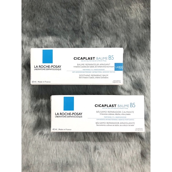 Kem dưỡng giúp làm dịu, làm mượt, làm mát &amp; phục hồi da phù hợp cho trẻ em La RochePosay Cicaplast Baume B5 và B5+ 40ml