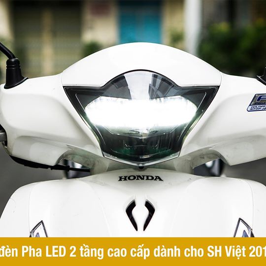 Cụm đèn pha Led 2 tầng cho SH 2012 -2016 125/150i (Chính hãng Zhipat)