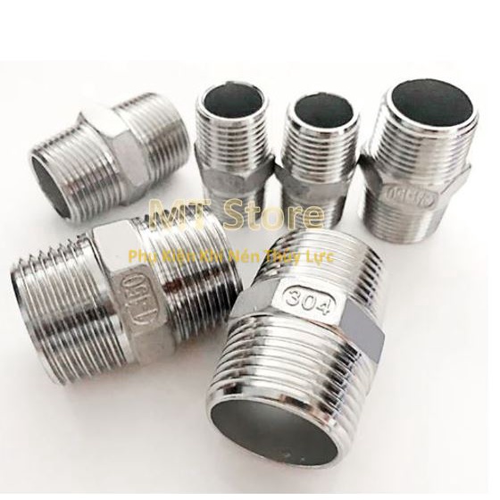 Kép Nối Ren Ngoài INOX 304 [ ren 13mm ~ 60mm ]
