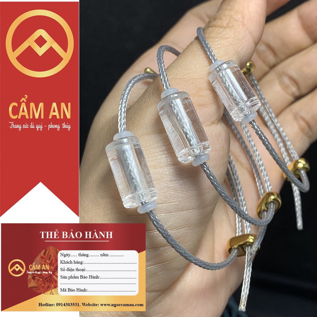 [VIP Siêu Cấp] - Vòng Tay Lu Thống Ngọc Đông Linh - Khuy Bạc S99 xi vàng 18k, Dây hợp kim May Mắn, Tài Lộc, Thông Thuận