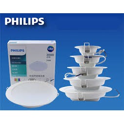 Đèn led lắp âm trần DN020B 12W D125 Philips ánh sáng trung tính (4000K)
