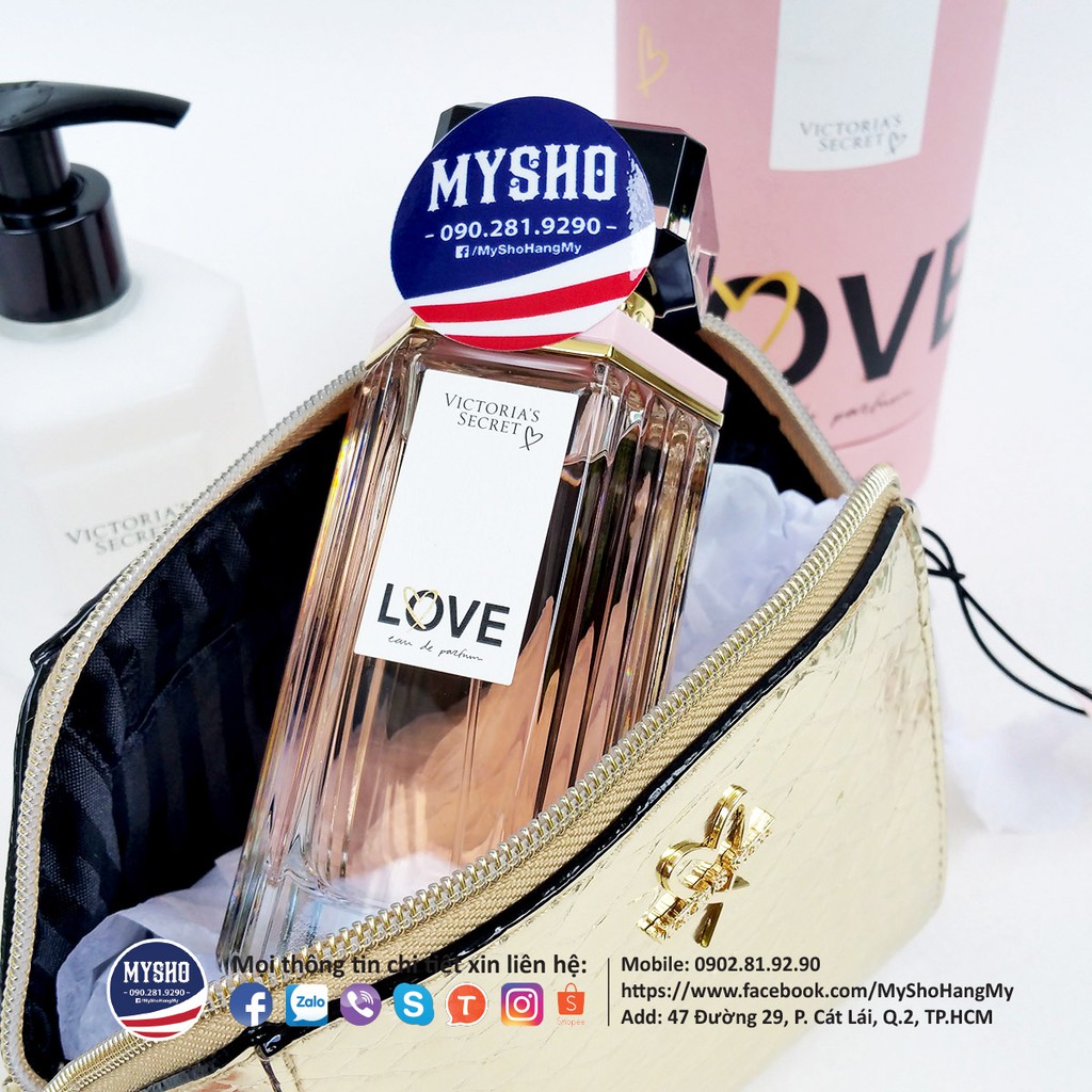 Nước hoa Love EDP Victoria's Secret USA mới nhất năm 2017 - chai 100ml <3