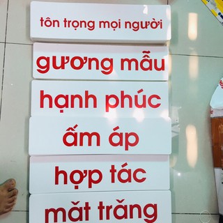 Combo thẻ flashcard bộ nhập tâm