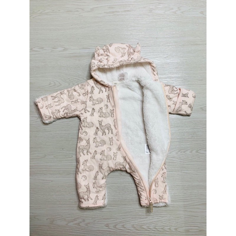 Body ủ gấu H&M sz 0-9m form to