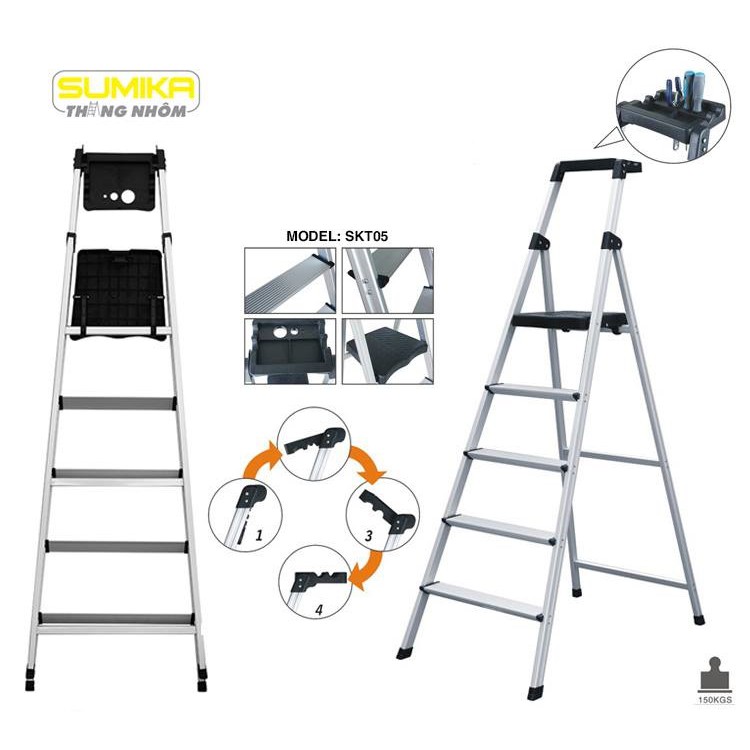 Thang ghế 5 bậc Sumika SKT05