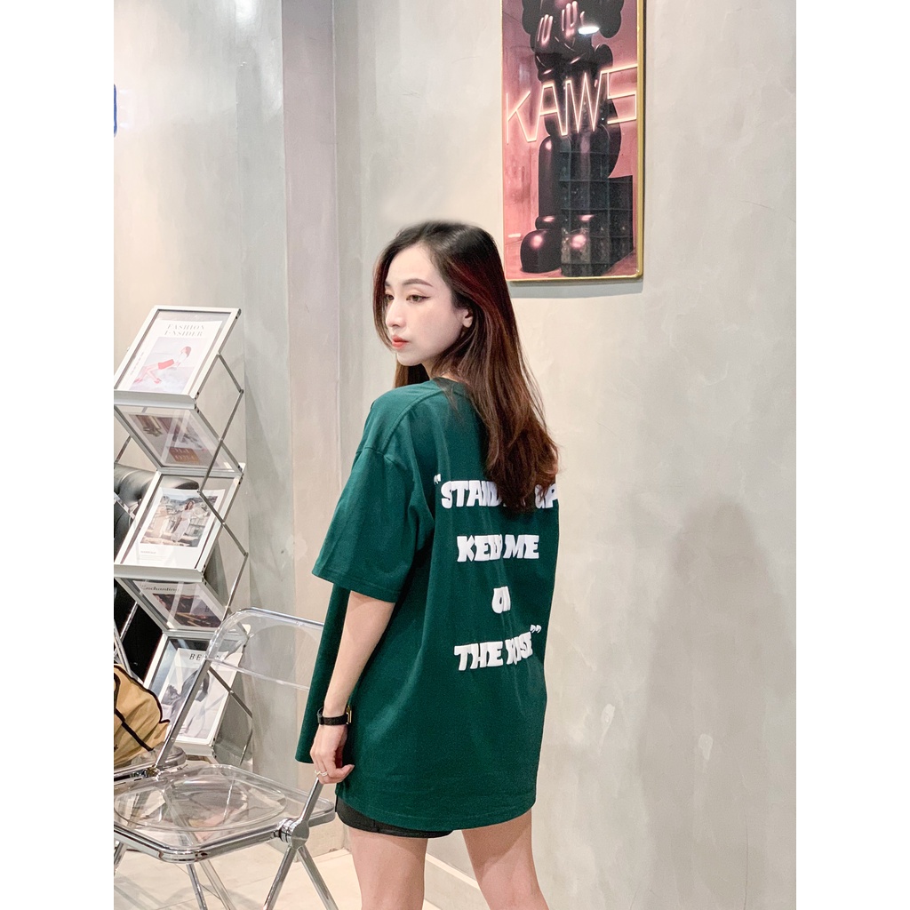 Áo Thun Unisex Morpheus màu xanh lá in nổi slogan 100% Cotton - Local Brand Chính Hãng