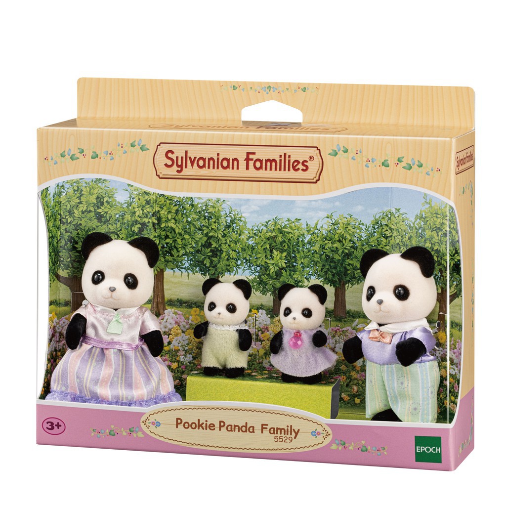 Sylvanian Families Gia Đình Gấu Trúc Pookie Panda Family