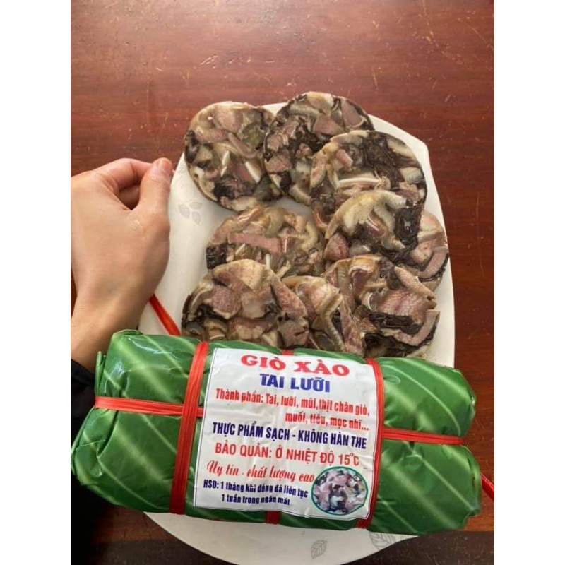 Giò xào tai lưỡi. giò thủ đòn 1kg