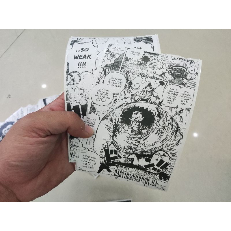 MANGA WALL IN TRUYỆN TRANH DÁN TƯỜNG CỰC XỊN CHỈ 1K/TẤM - Có Sẵn Keo Dán