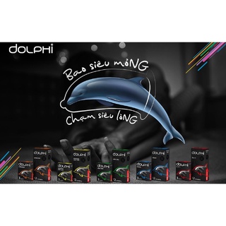 Bao Cao Su Siêu Mỏng Tự Nhiên Dolphi  Ultra Thin (Hộp 12 Bao)
