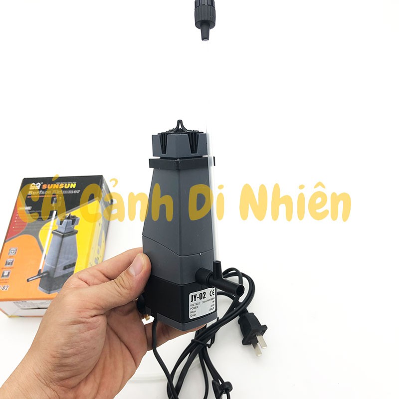Lọc váng mặt nước SunSun JY-02 cho hồ cá thủy sinh 3W - Lọc mặt hồ JY02