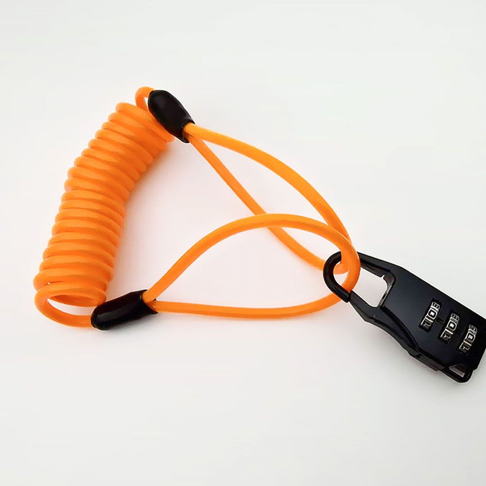 Khóa dây cáp mini bằng kim loại chống trộm cho xe đạp/mũ bảo hiểm