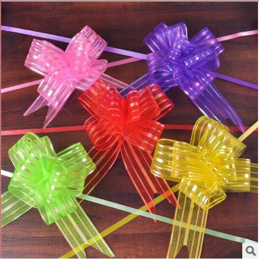 Mua Nơ rút chất liệu ruy băng voan đủ màu gói hoa,trang trí giỏ quà Tết ...