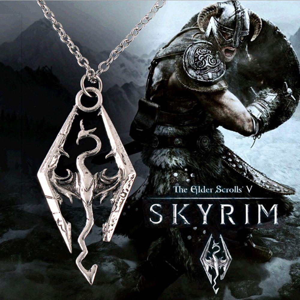 SUMU Vòng cổ Mặt Tròn Đính Đá Skyrims