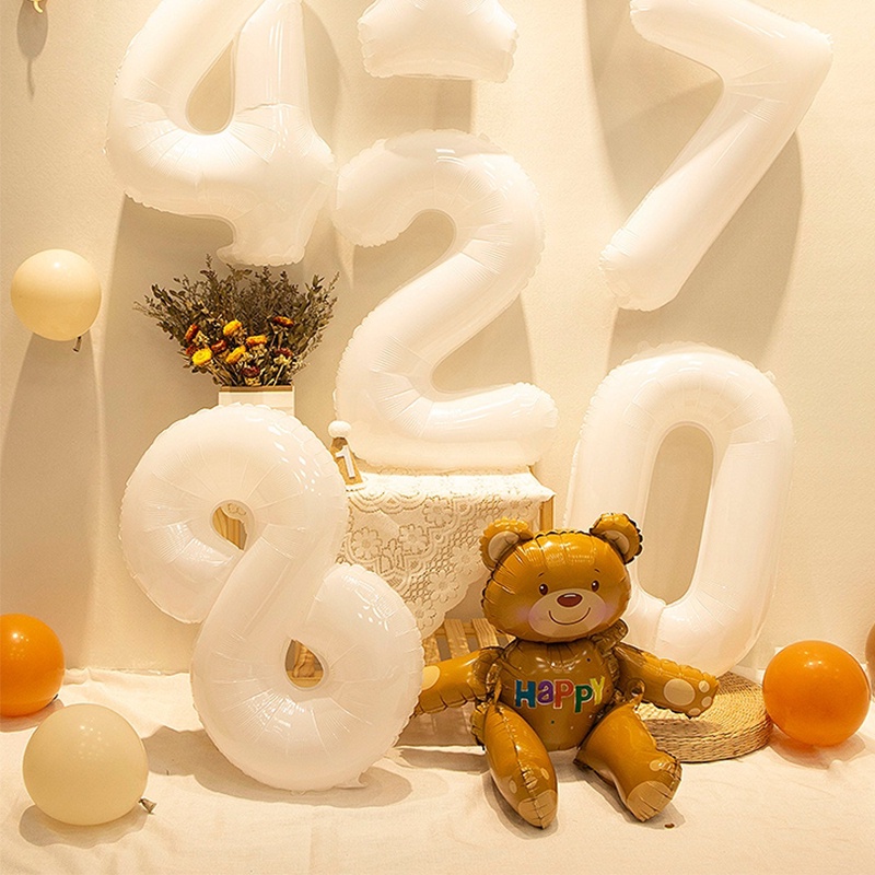 Bong Bóng Hình Gấu Hoạt Hình Dễ Thương Trang Trí Tiệc Sinh Nhật