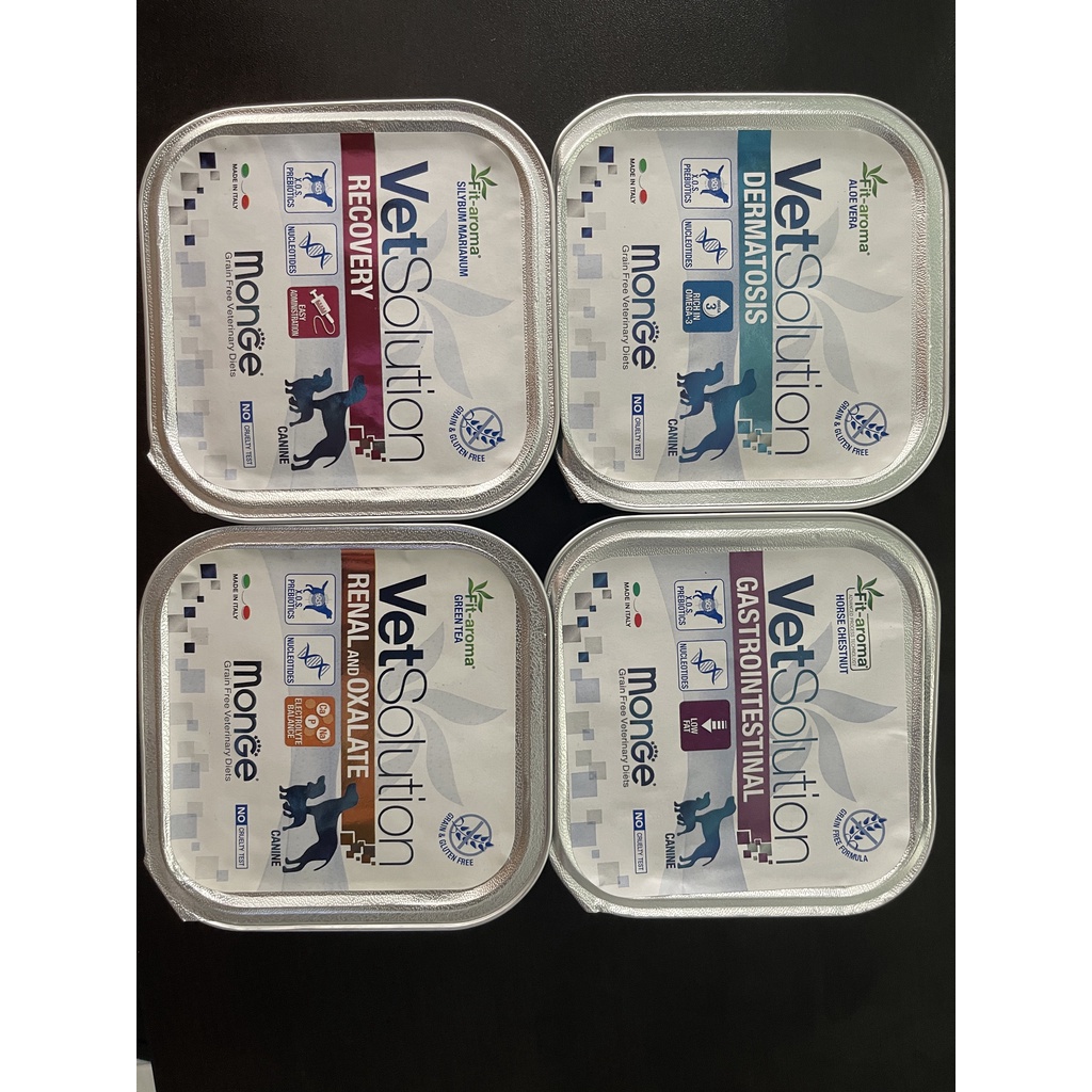 Pate Monge 100g/150g💥 FREESHIP 💥 Thức Ăn Cho Chó và mèo Pate Monge Vet Solution 100g/150g