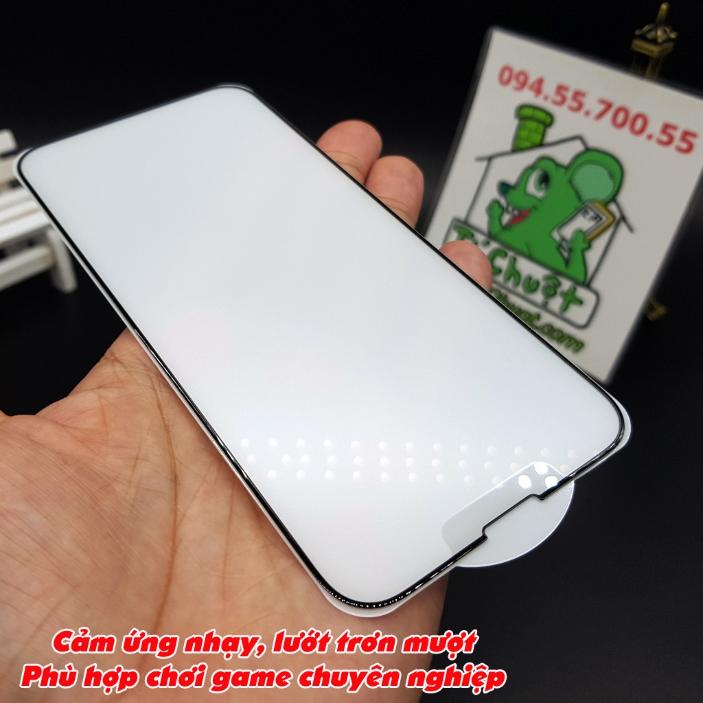 Kính CL Chống Vân Tay iPhone 13 Mini 5.4" Cường Lực 2.5D FULL Màn Viền Kính Bóng