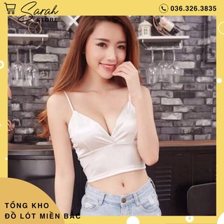 Áo Bra Lụa Phi Bóng 8 Nấc Cài Siêu Hot 264